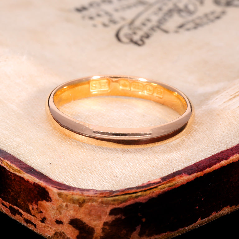 The Vintage 1932 22ct Gold Wedding Ring