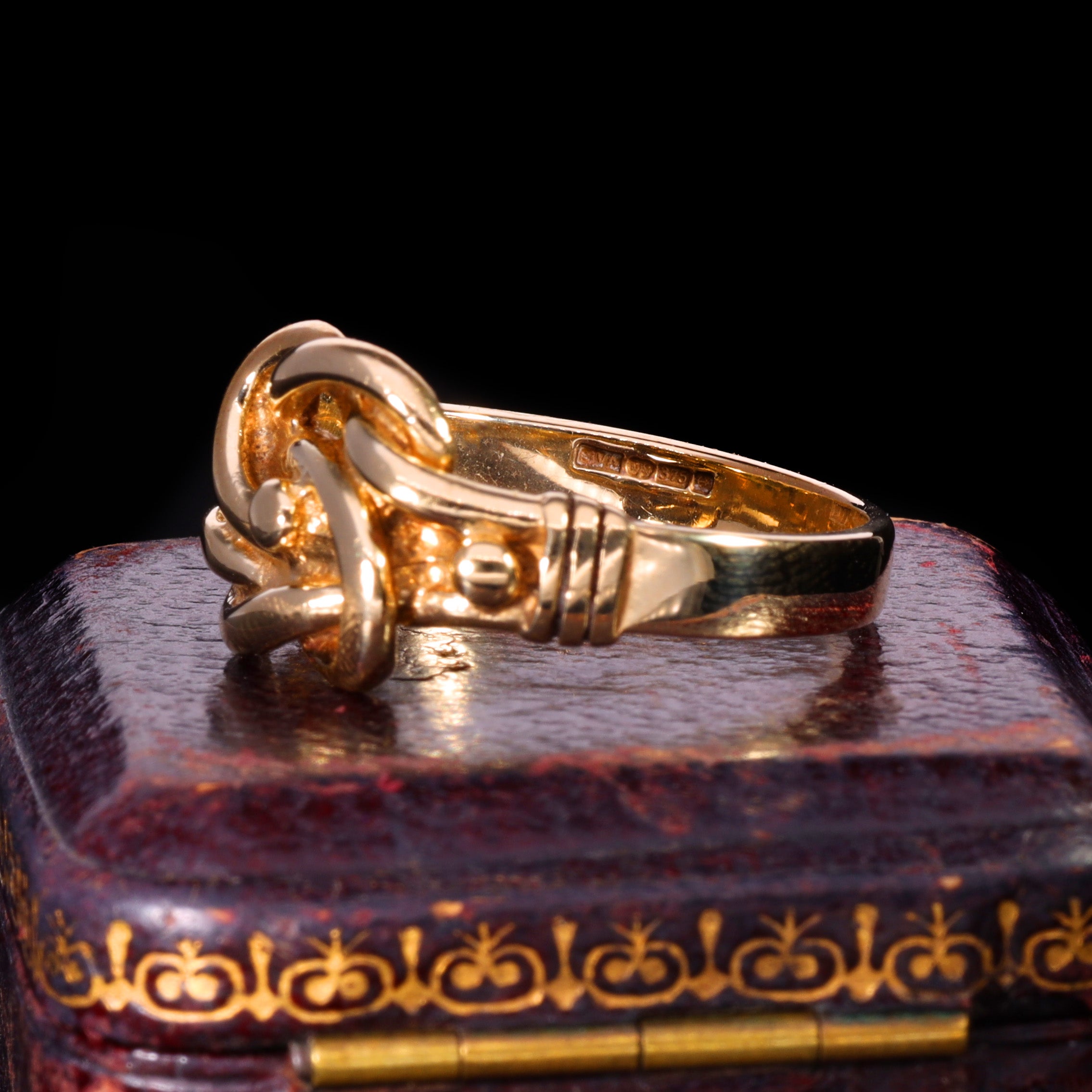 The Vintage 9ct Gold Puzzle Knot Ring – Antique Jewellers