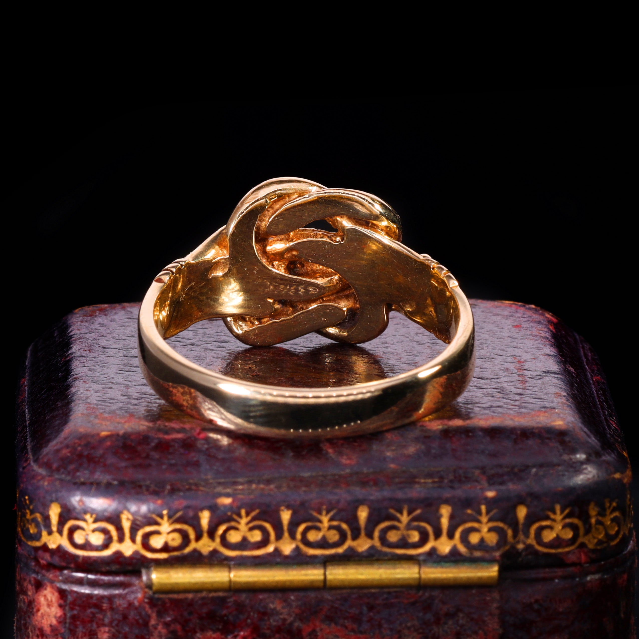 The Vintage 9ct Gold Puzzle Knot Ring – Antique Jewellers