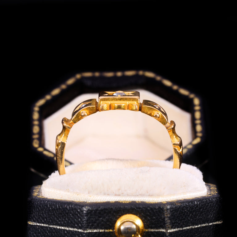 The Antique Three Star Set Diamond Ring