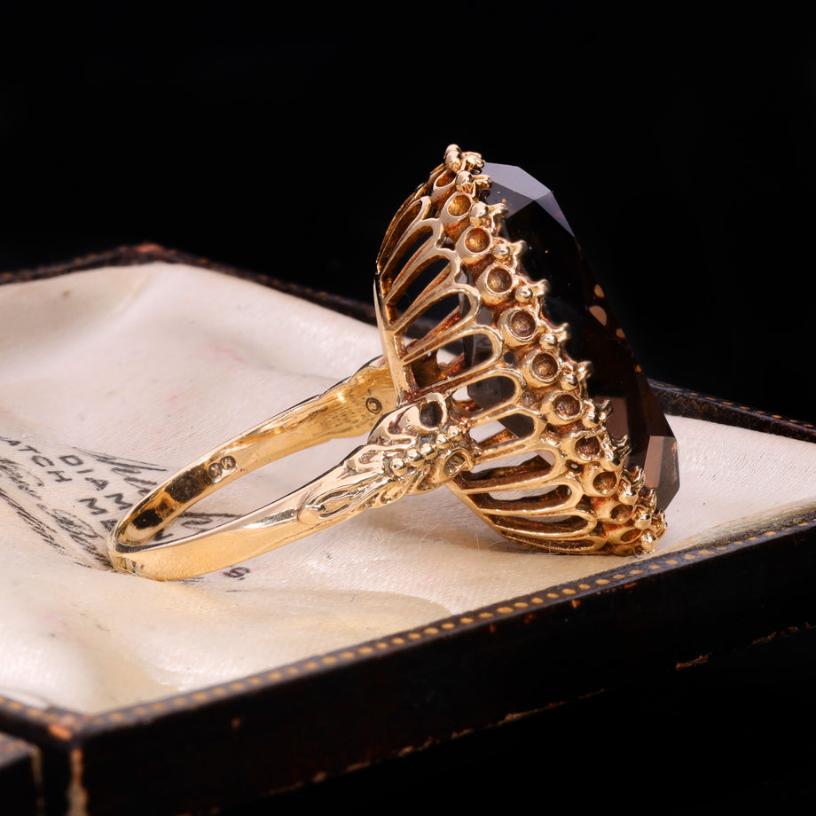 The Vintage 1975 Smoky Quartz Spellbinding Ring