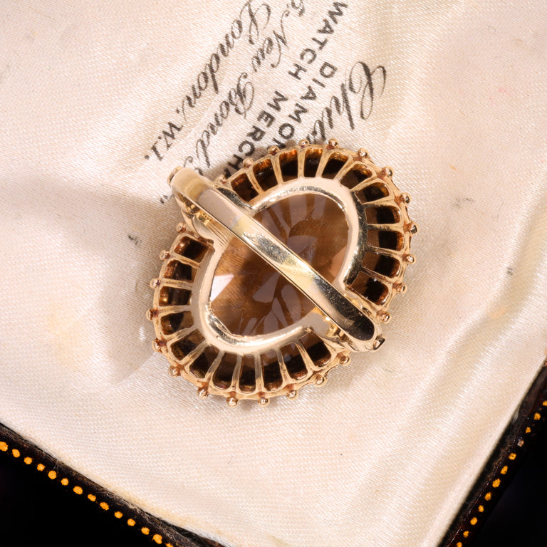 The Vintage 1975 Smoky Quartz Spellbinding Ring