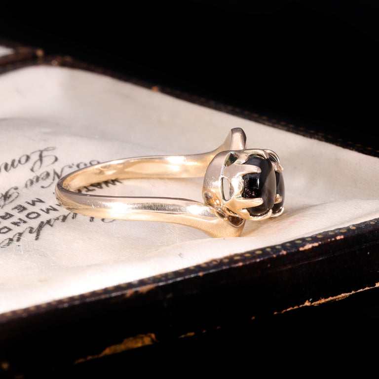 The Vintage Star Sapphire Toi Et Moi Ring