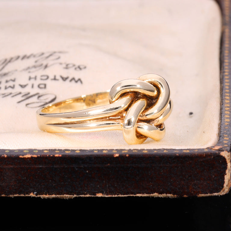 The Vintage 9ct Gold 3.21g Puzzle Ring