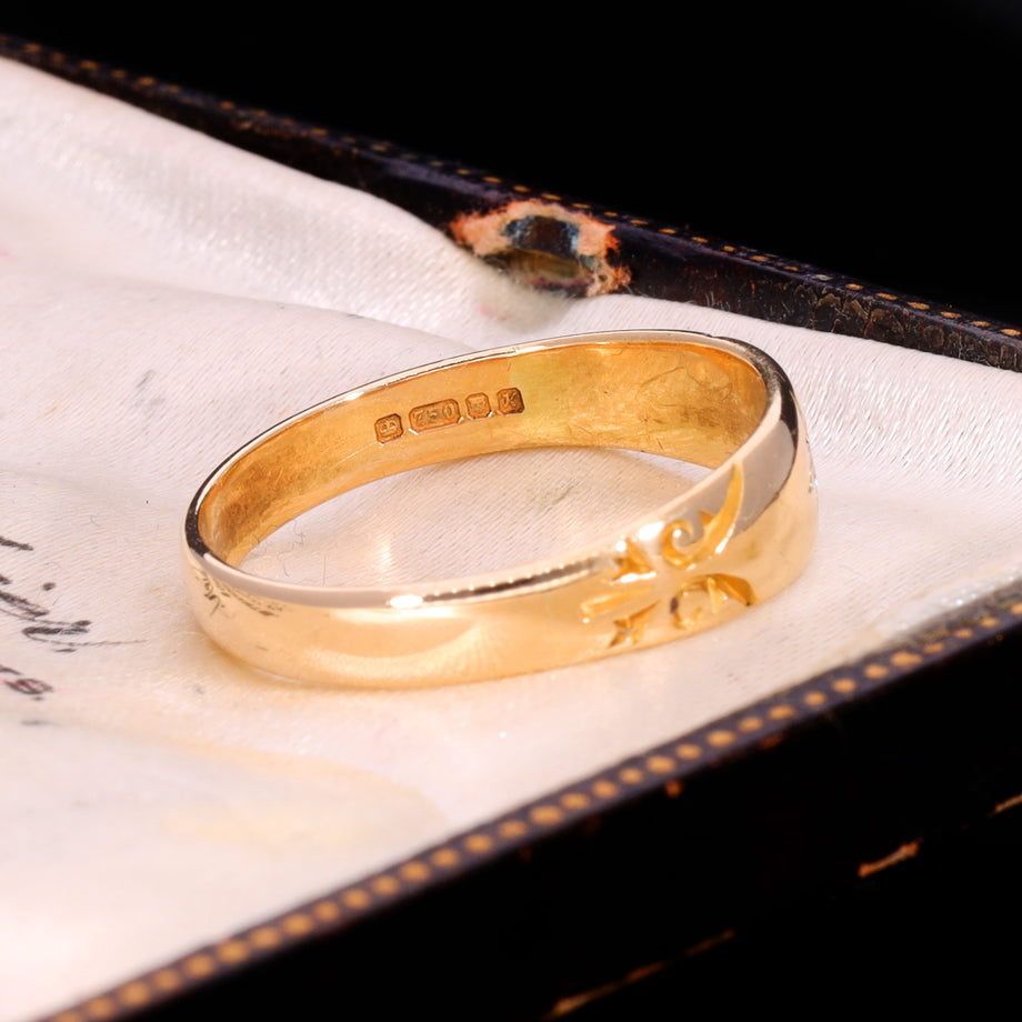 The Vintage 1984 18ct Gold Diamond Celestial Ring