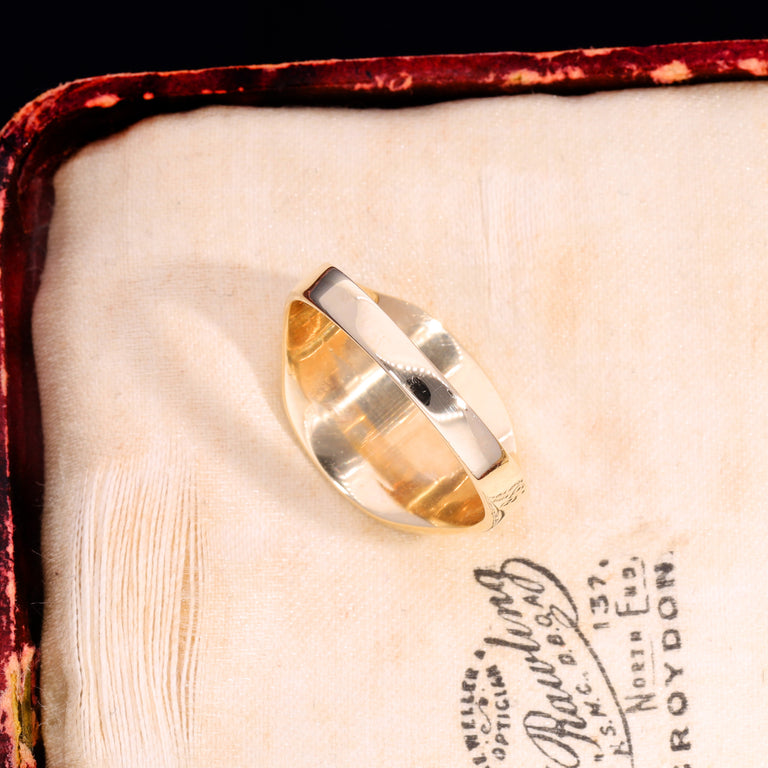 The Vintage 9ct Gold 4.69g Classic Signet Ring