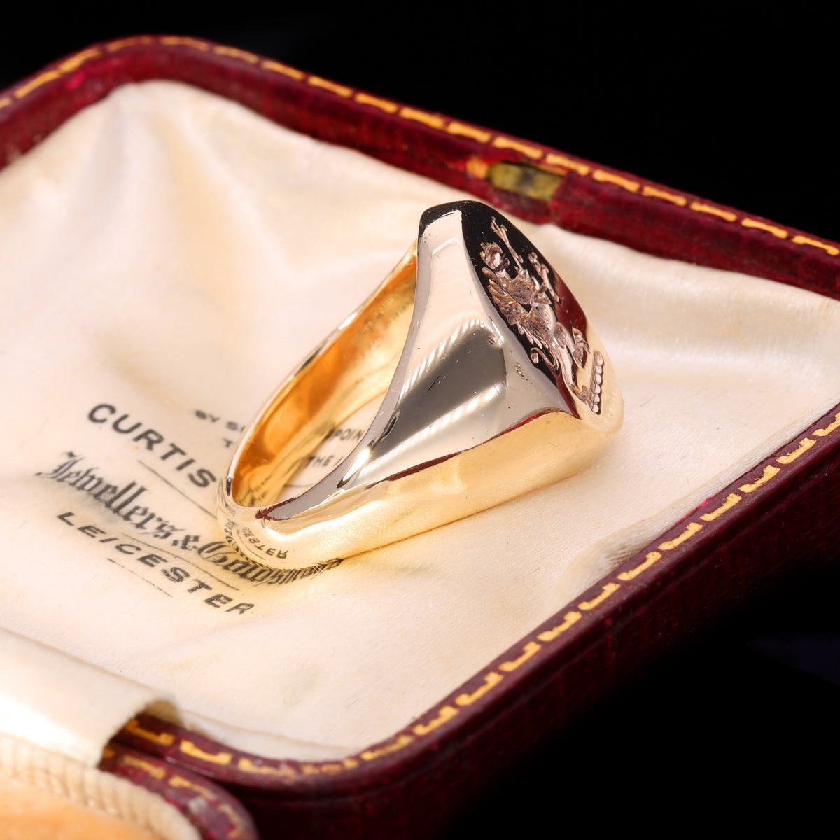 The Vintage 9ct Gold Griffin Signet Ring