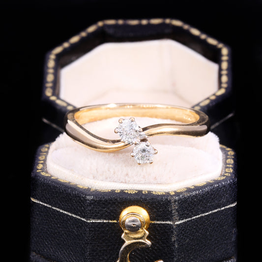 The Vintage Toi Et Moi Brilliant Cut Diamond Ring