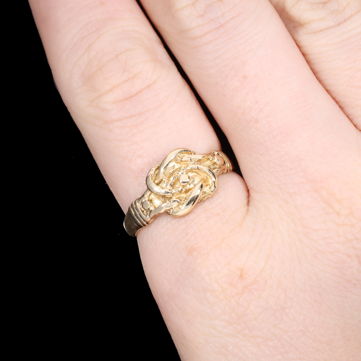 The Vintage 2001 9ct Gold Puzzle Knot Ring