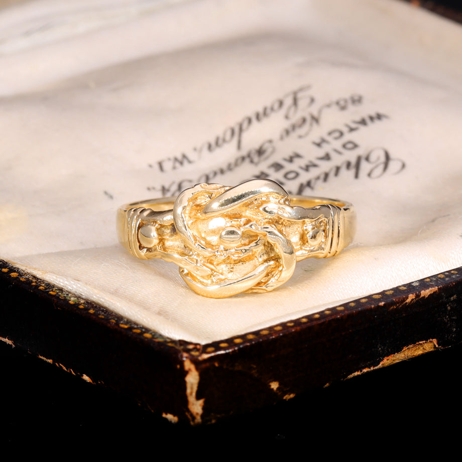 The Vintage 2001 9ct Gold Puzzle Knot Ring