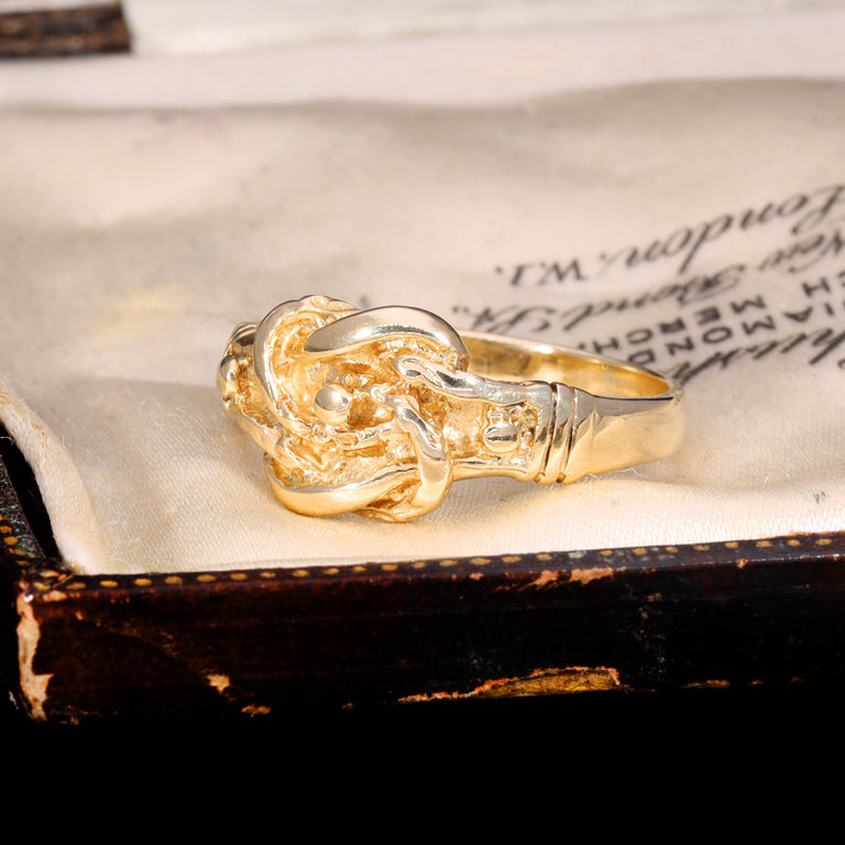 The Vintage 2001 9ct Gold Puzzle Knot Ring