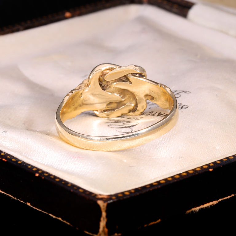 The Vintage 2001 9ct Gold Puzzle Knot Ring