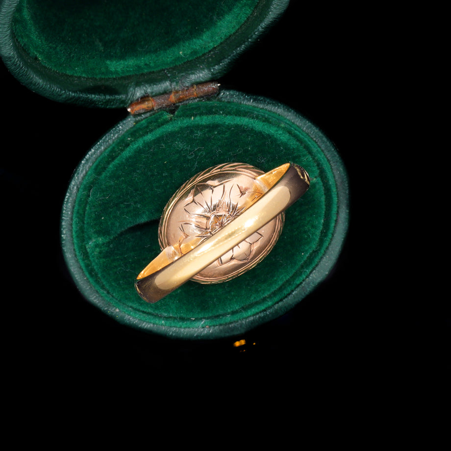 The Ancient Roman Carnelian Stag and Scorpion Intaglio Ring