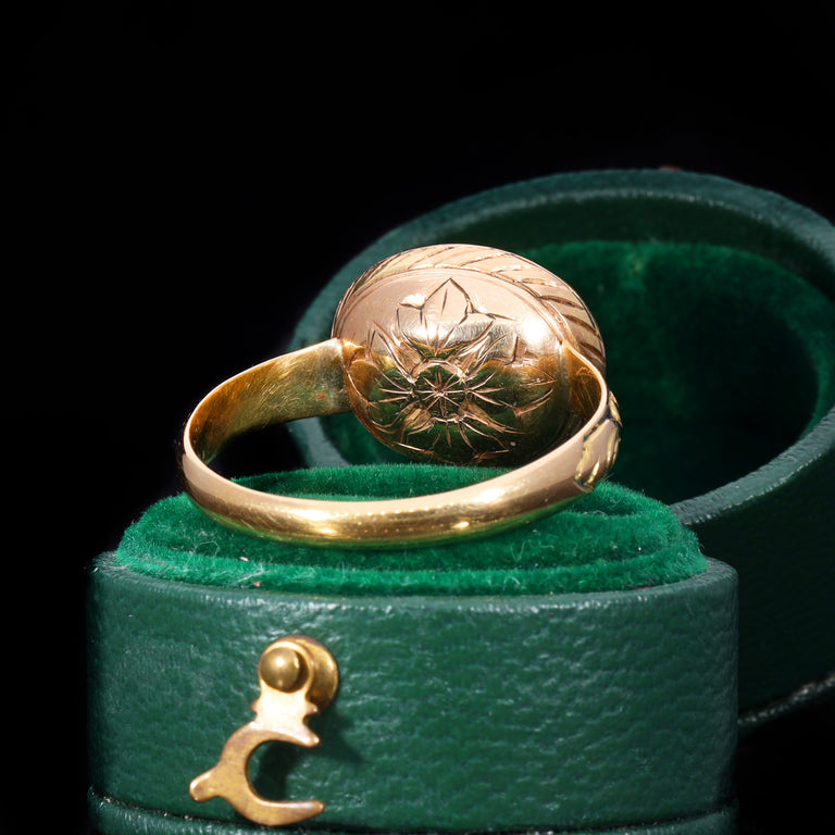 The Ancient Roman Carnelian Stag and Scorpion Intaglio Ring