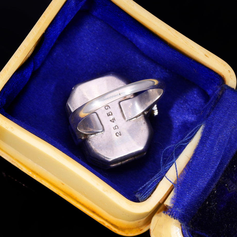 The Vintage 1930's Knoll & Pregizer Paste Watch Ring