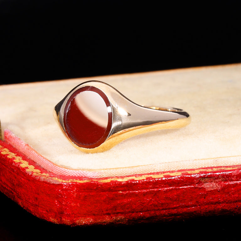 The Vintage 1961 Carnelian Signet Ring