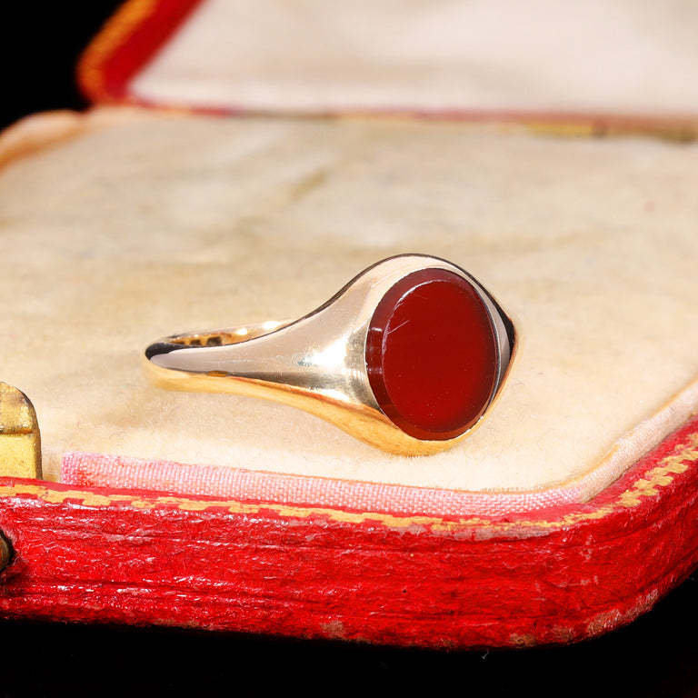The Vintage 1961 Carnelian Signet Ring