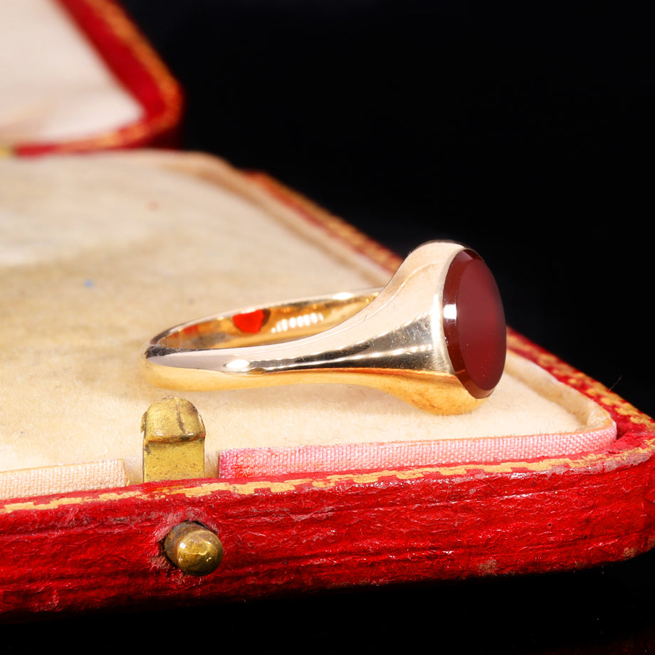 The Vintage 1961 Carnelian Signet Ring
