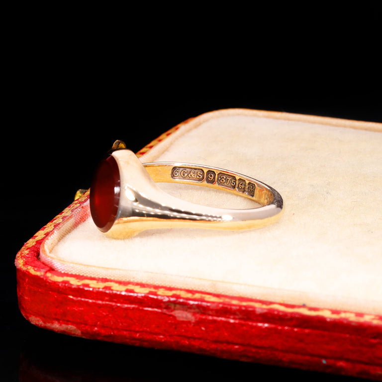 The Vintage 1961 Carnelian Signet Ring