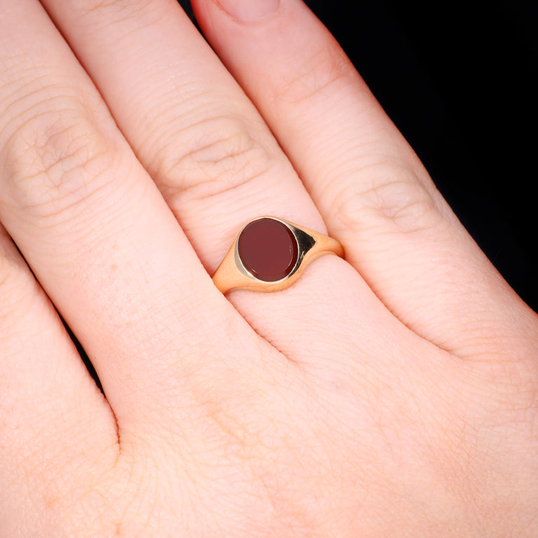 The Vintage 1961 Carnelian Signet Ring