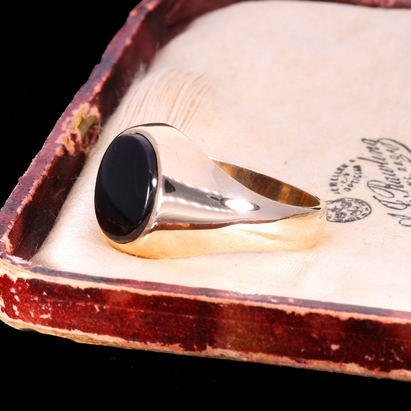 The Vintage 2003 Onyx Classic Signet Ring