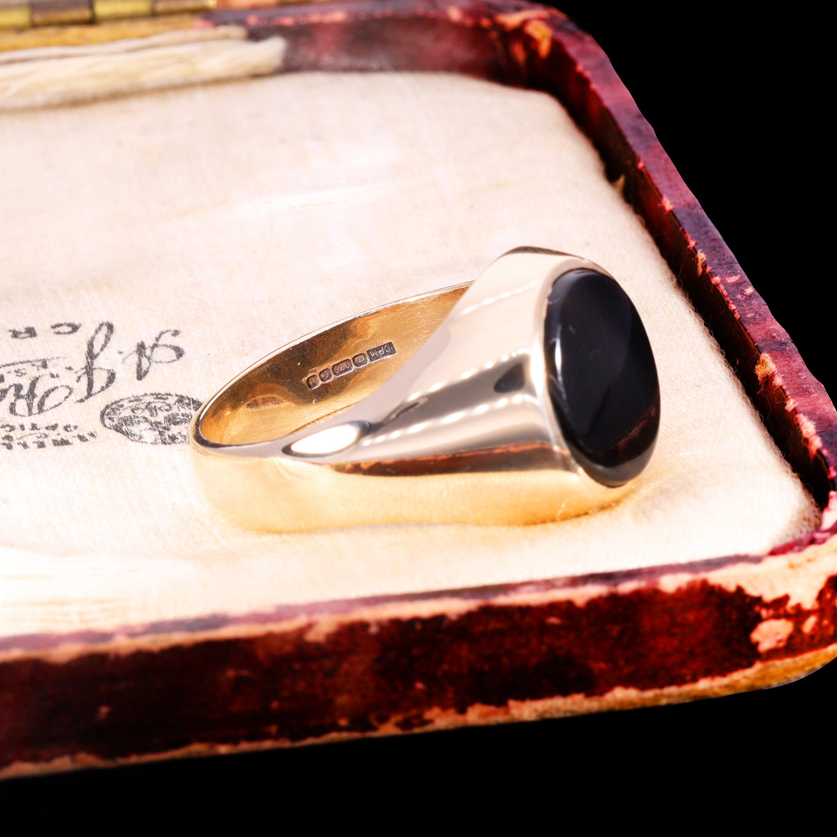 The Vintage 2003 Onyx Classic Signet Ring