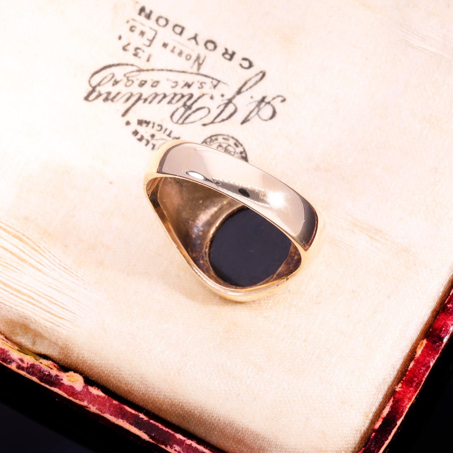 The Vintage 2003 Onyx Classic Signet Ring