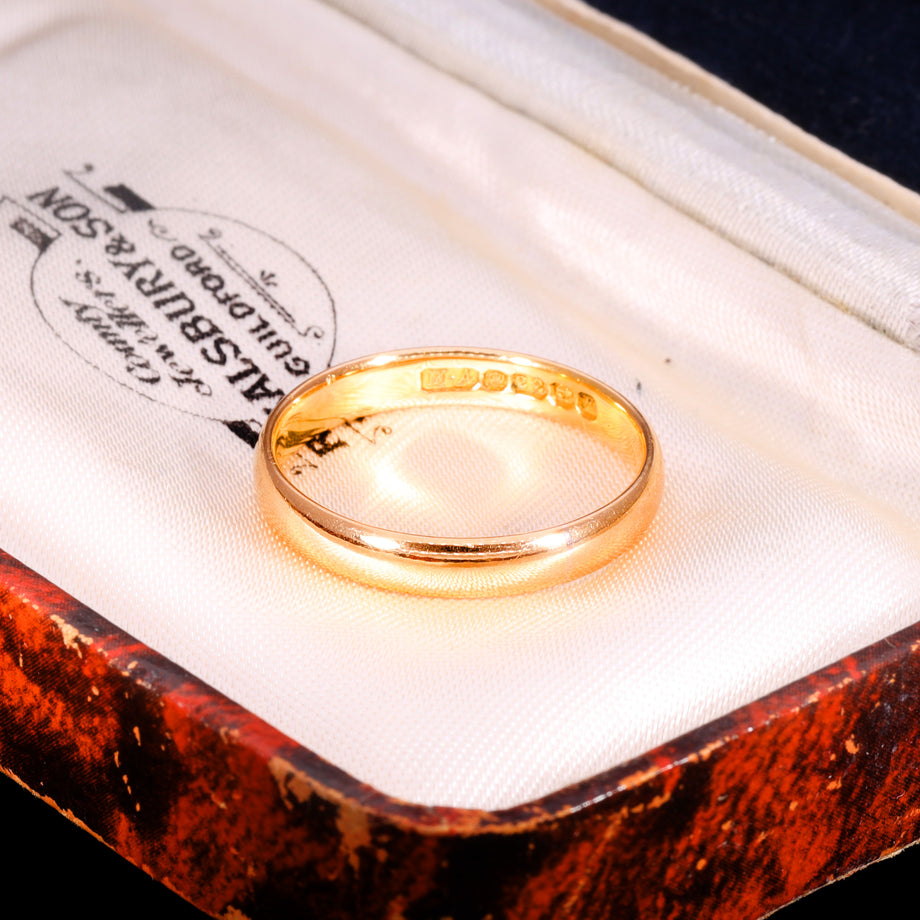 The Vintage 1955 22ct Gold Wedding Ring