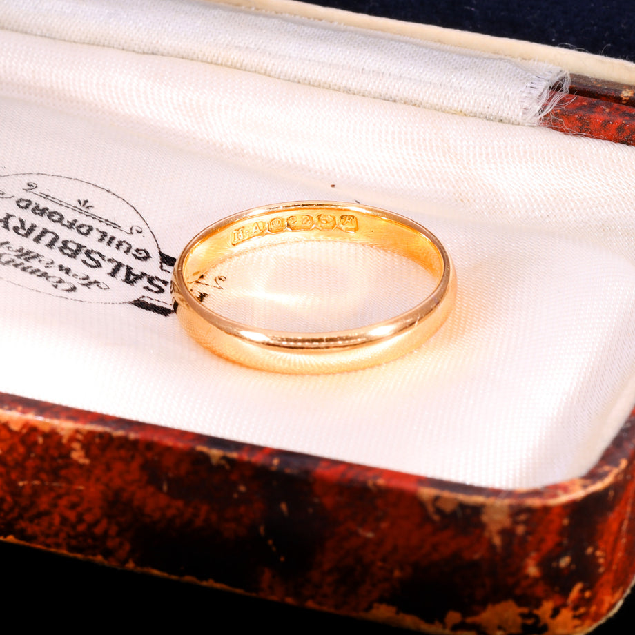 The Vintage 1955 22ct Gold Wedding Ring