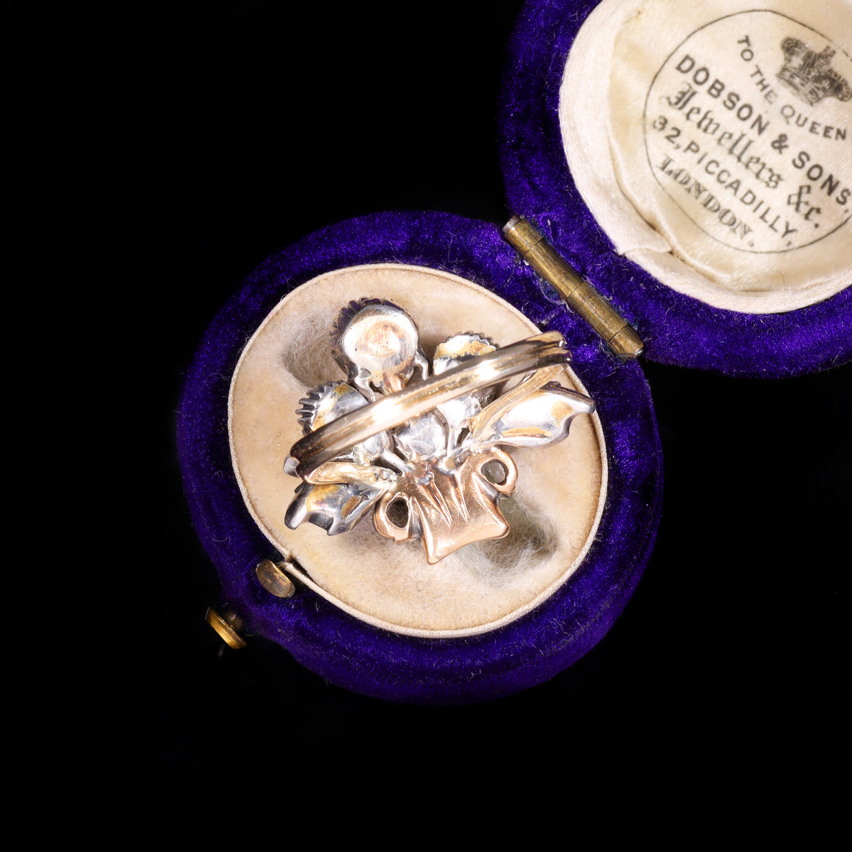 The Antique Georgian Rose Cut Diamond Giardinetti Tiara Ring