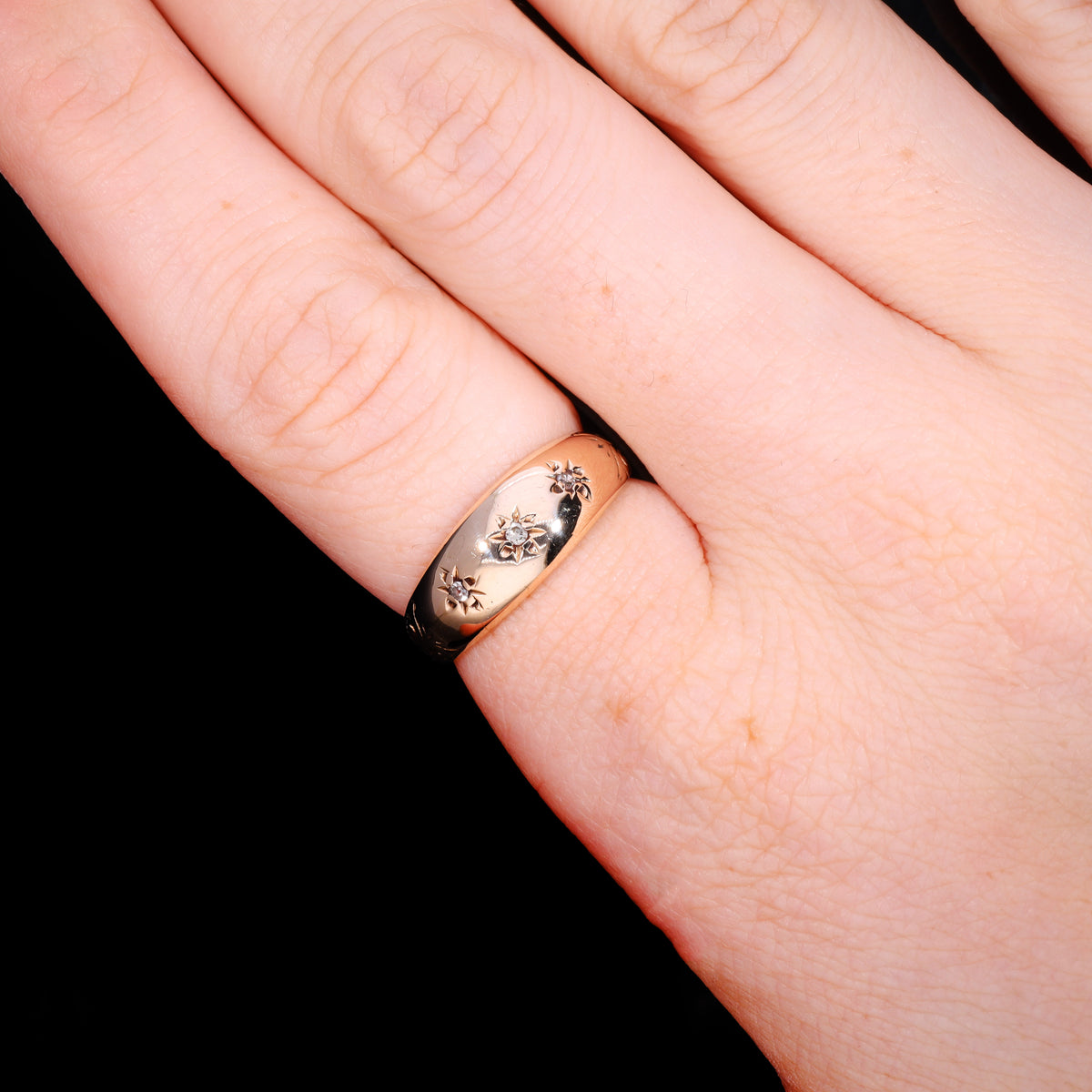 The Vintage 1953 Celestial Three Diamond Ring