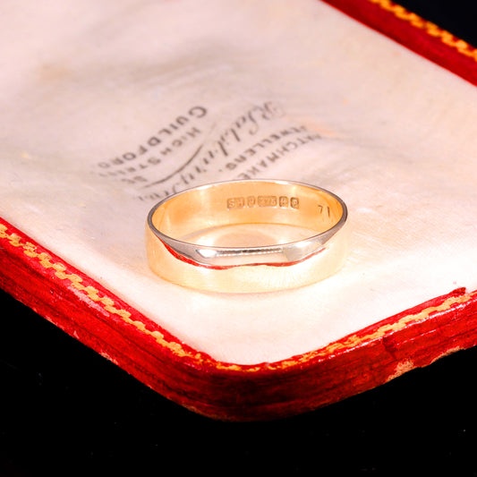 The Vintage 1989 9ct Yellow Gold Wedding Ring
