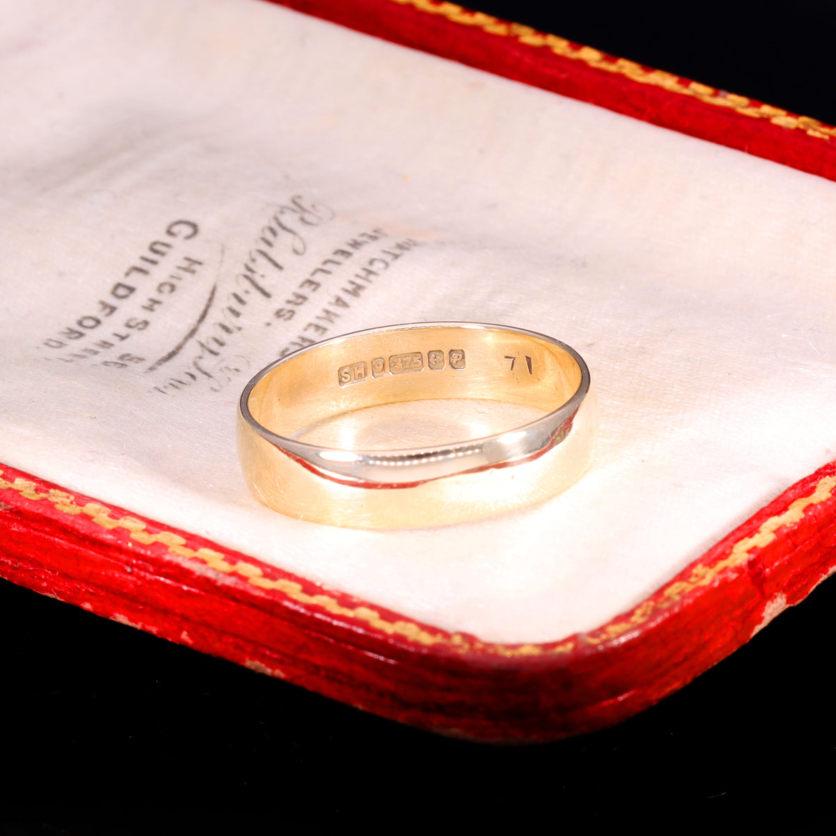 The Vintage 1989 9ct Yellow Gold Wedding Ring