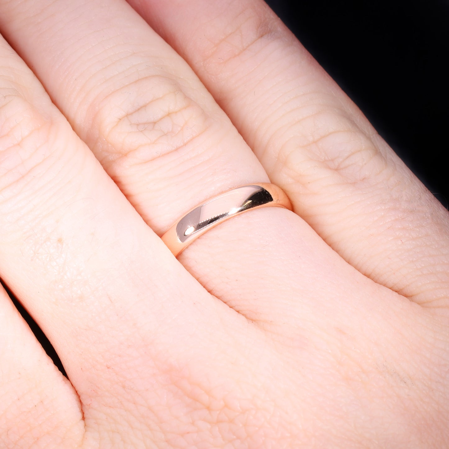 The Antique Art Deco 1928 Rose Gold Wedding Ring