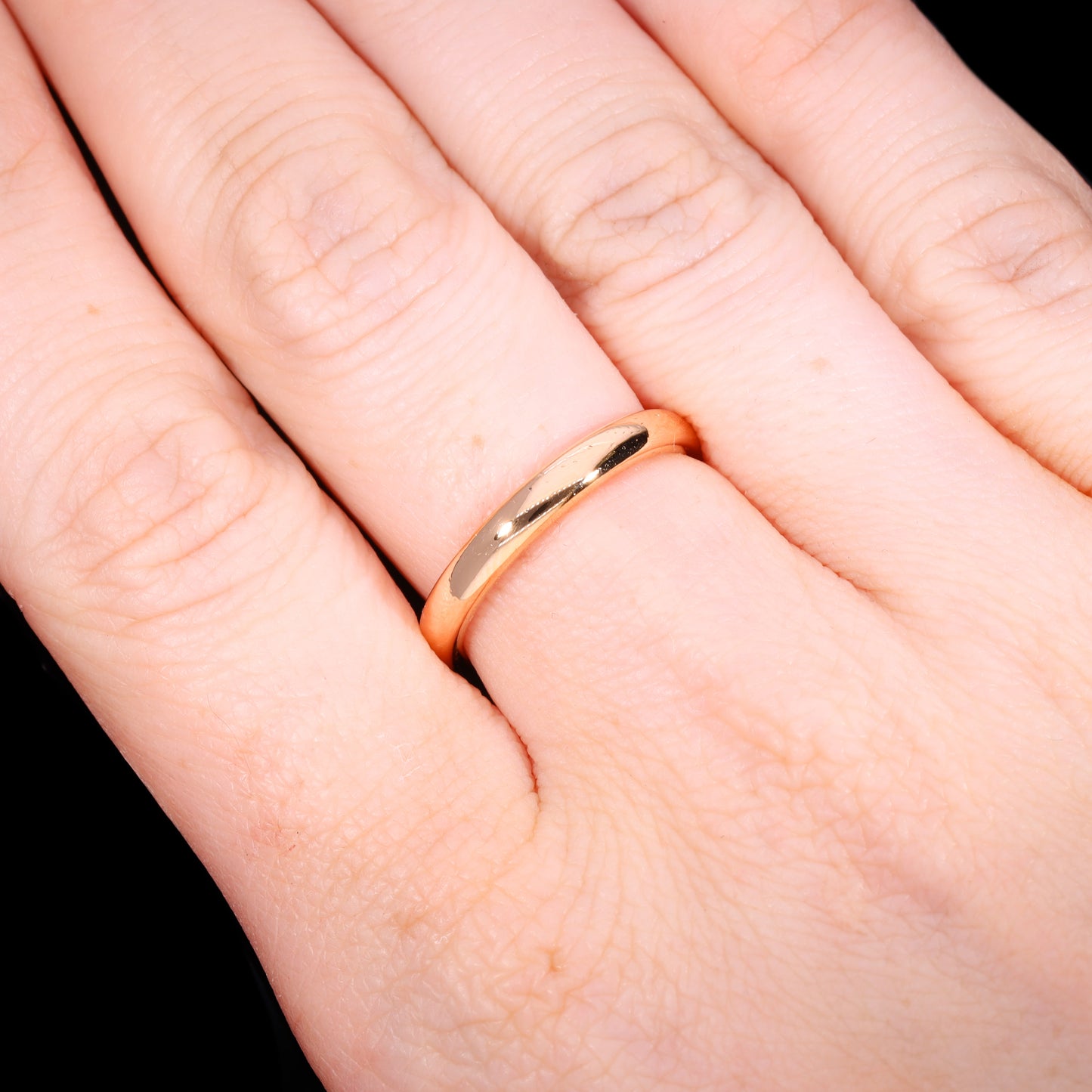 The Antique Victorian 1861 22ct Gold Wedding Ring
