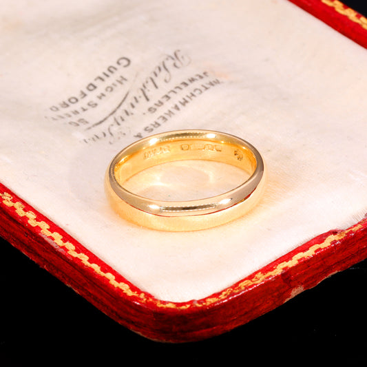 The Vintage 1999 6.49g 22ct Gold Wedding Ring