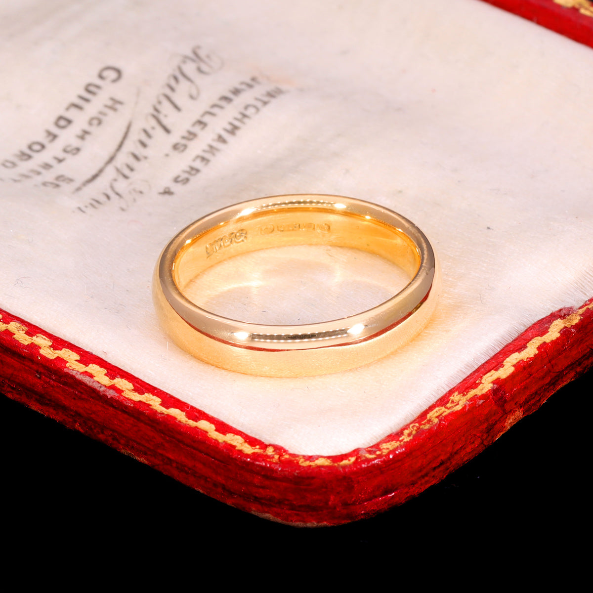 The Vintage 1997 7.26g 22ct Gold Wedding Ring