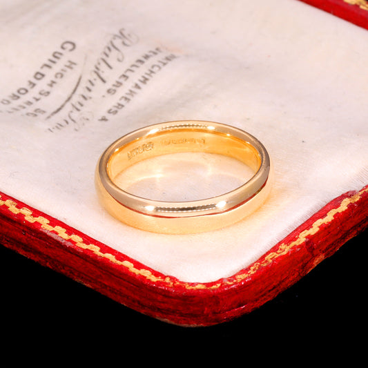 The Vintage 1997 7.26g 22ct Gold Wedding Ring