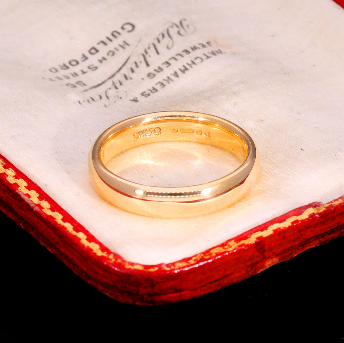 The Vintage 1997 7.26g 22ct Gold Wedding Ring