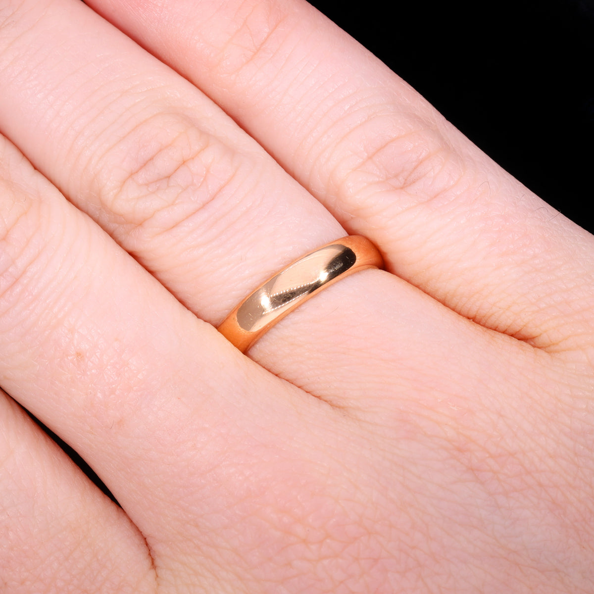 The Antique Victorian 1849 22ct Gold Wedding Ring