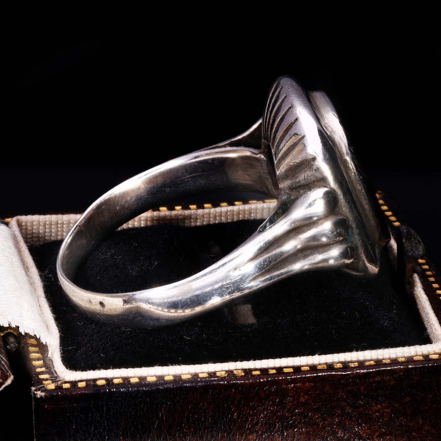 The Antique Georgian 18th Century 'Know Thyself' Memento Mori Ring