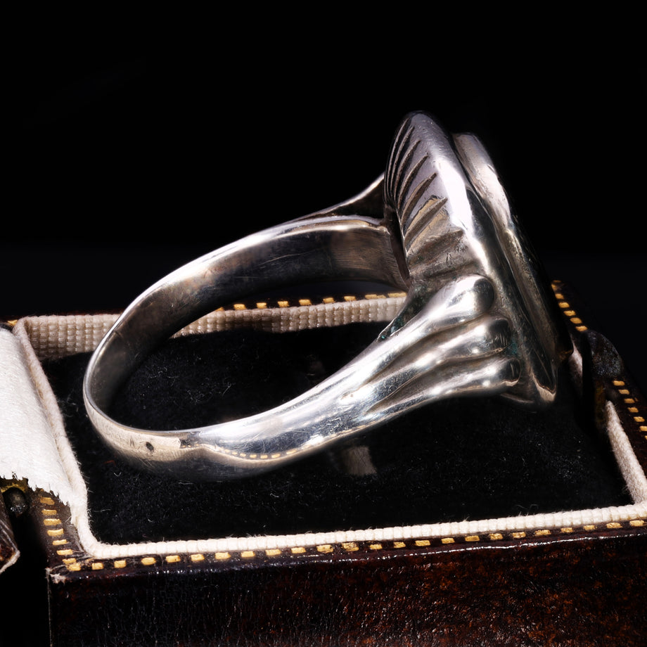 The Antique Georgian 18th Century 'Know Thyself' Memento Mori Ring