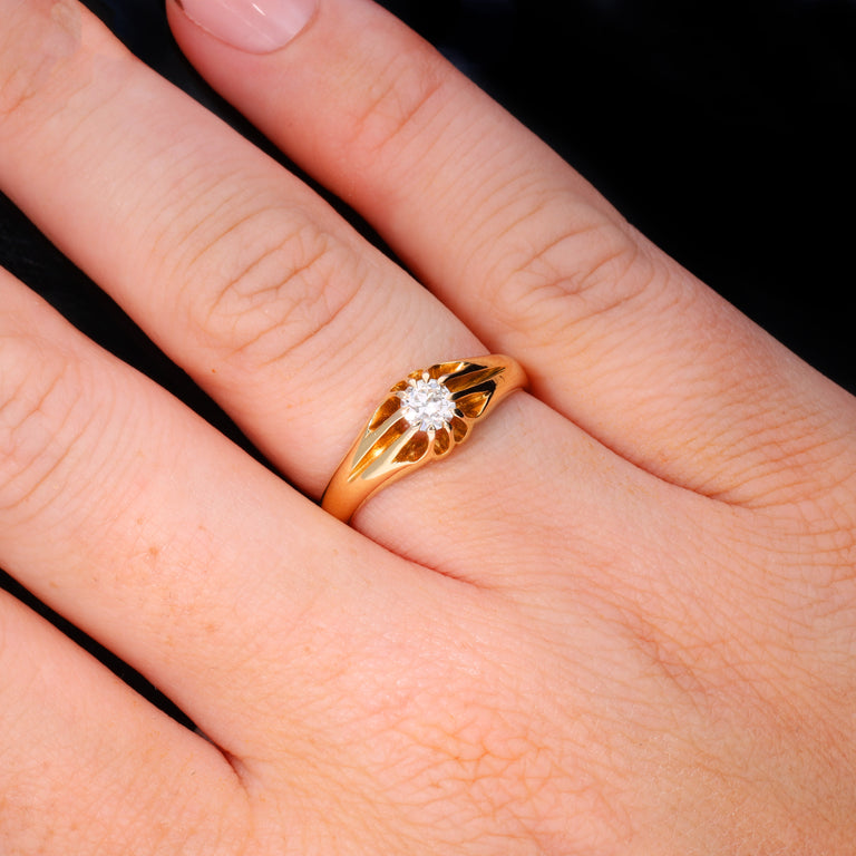 The Vintage Brilliant Cut Solitaire Diamond Classic Ring