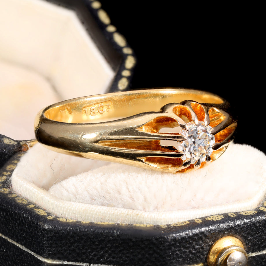 The Vintage Brilliant Cut Solitaire Diamond Classic Ring