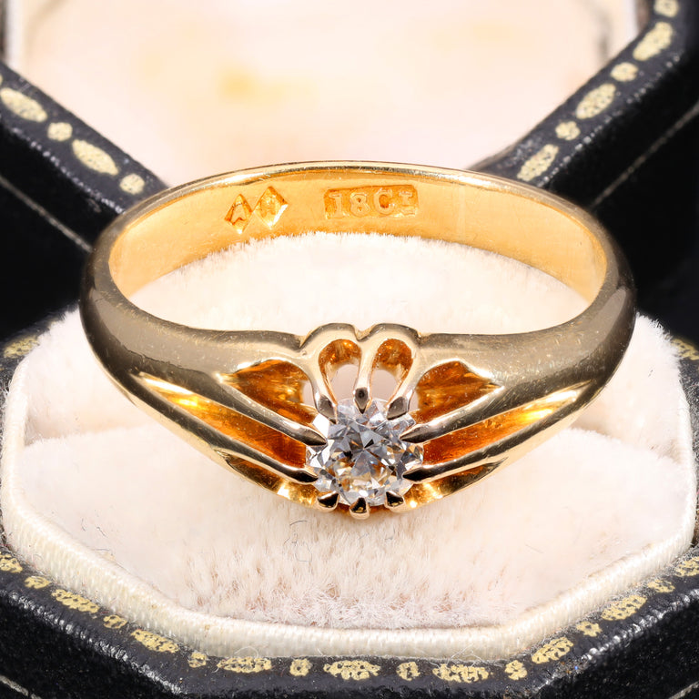 The Vintage Brilliant Cut Solitaire Diamond Classic Ring