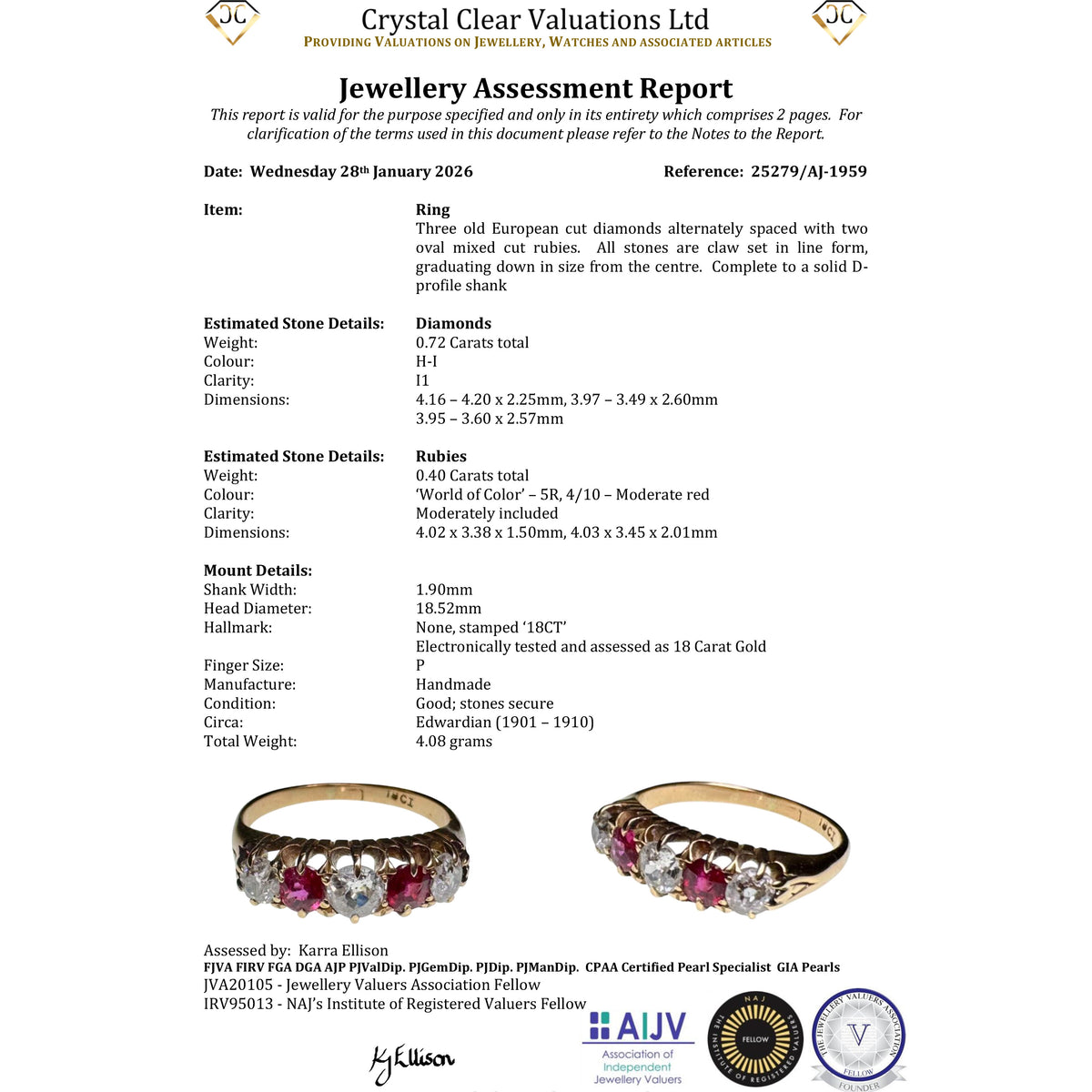 The Antique Edwardian 18ct Gold Ruby And Diamond Boat Ring