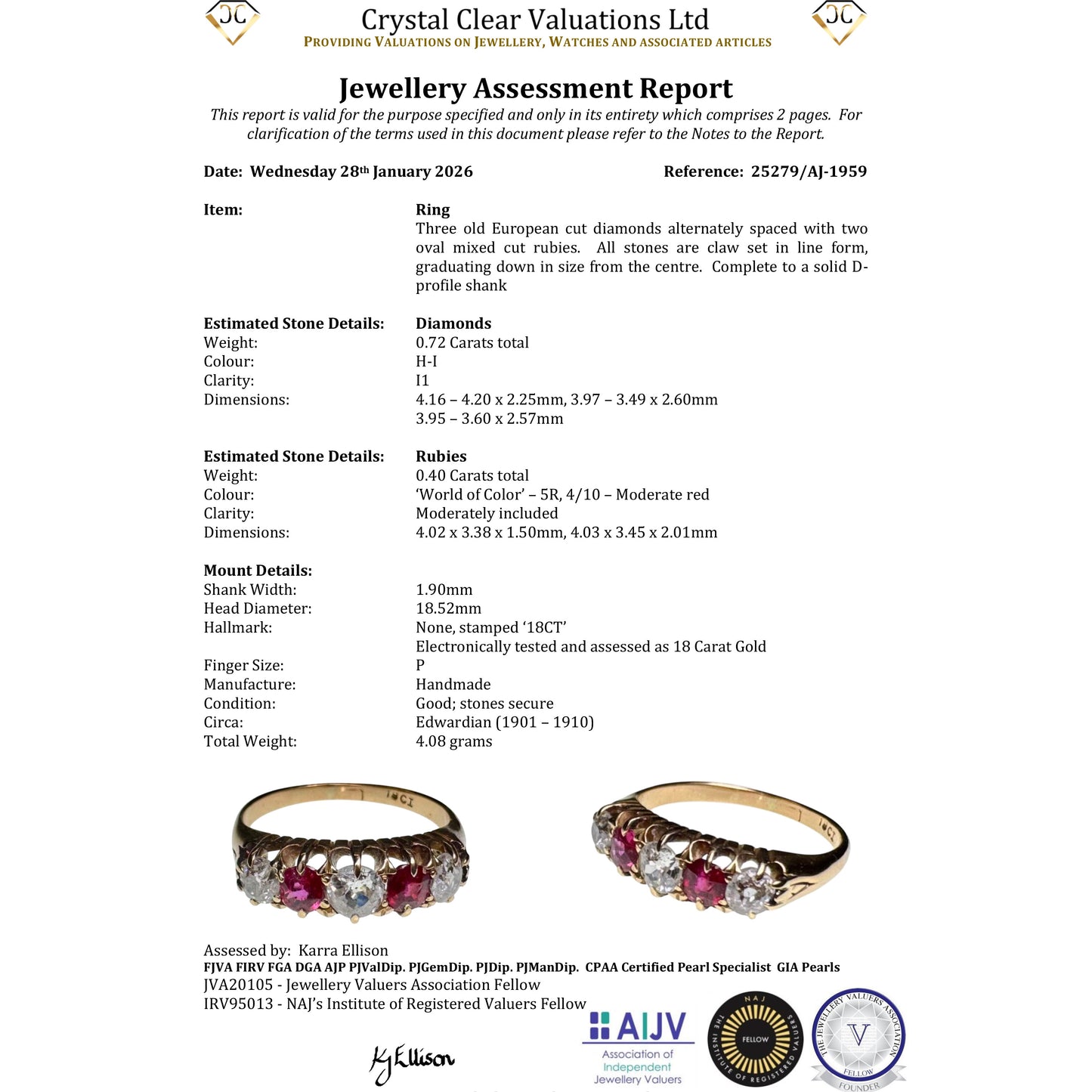 The Antique Edwardian 18ct Gold Ruby And Diamond Boat Ring