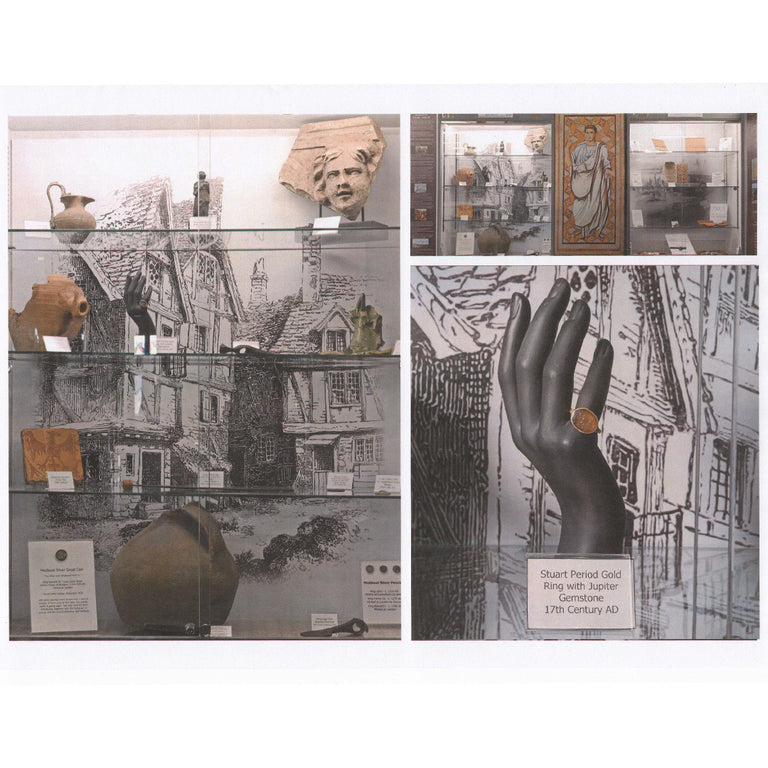 The Ancient 17th Century Stuart Period Jupiter Intaglio Ring