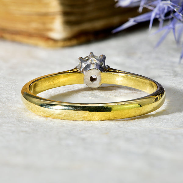 The Vintage 1998 Brilliant Cut Diamond Ring - Antique Jewellers