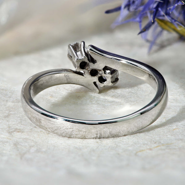 The Vintage Brilliant Cut Diamond Light Trio Ring - Antique Jewellers